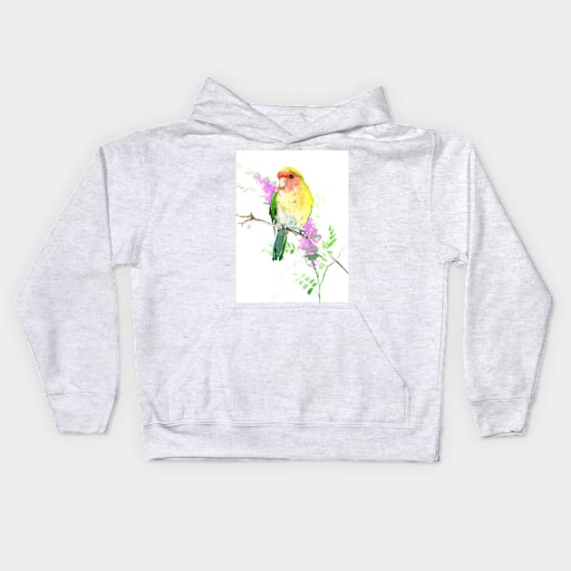 Lovebird Kids Hoodie by surenart